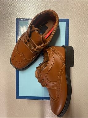 Josmo Brown Kids Dress Shoes